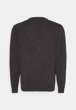 Pier One 2 Pack - Strikkegenser - Dark Blue/Mottled Dark Grey -Pier One 90aa3bb240a14940babc687610a02145