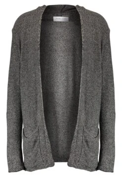 Pier One Cardigan - Light Grey/Black -Pier One 919786b817654055a6839aa74f1f8e1a