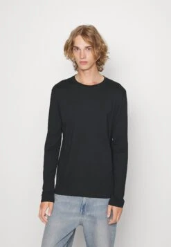 Pier One 5 Pack - Topper Langermet - White/Dark Blue/Black -Pier One 91e9842b8a8f4e079ae9ef3d28ad4743