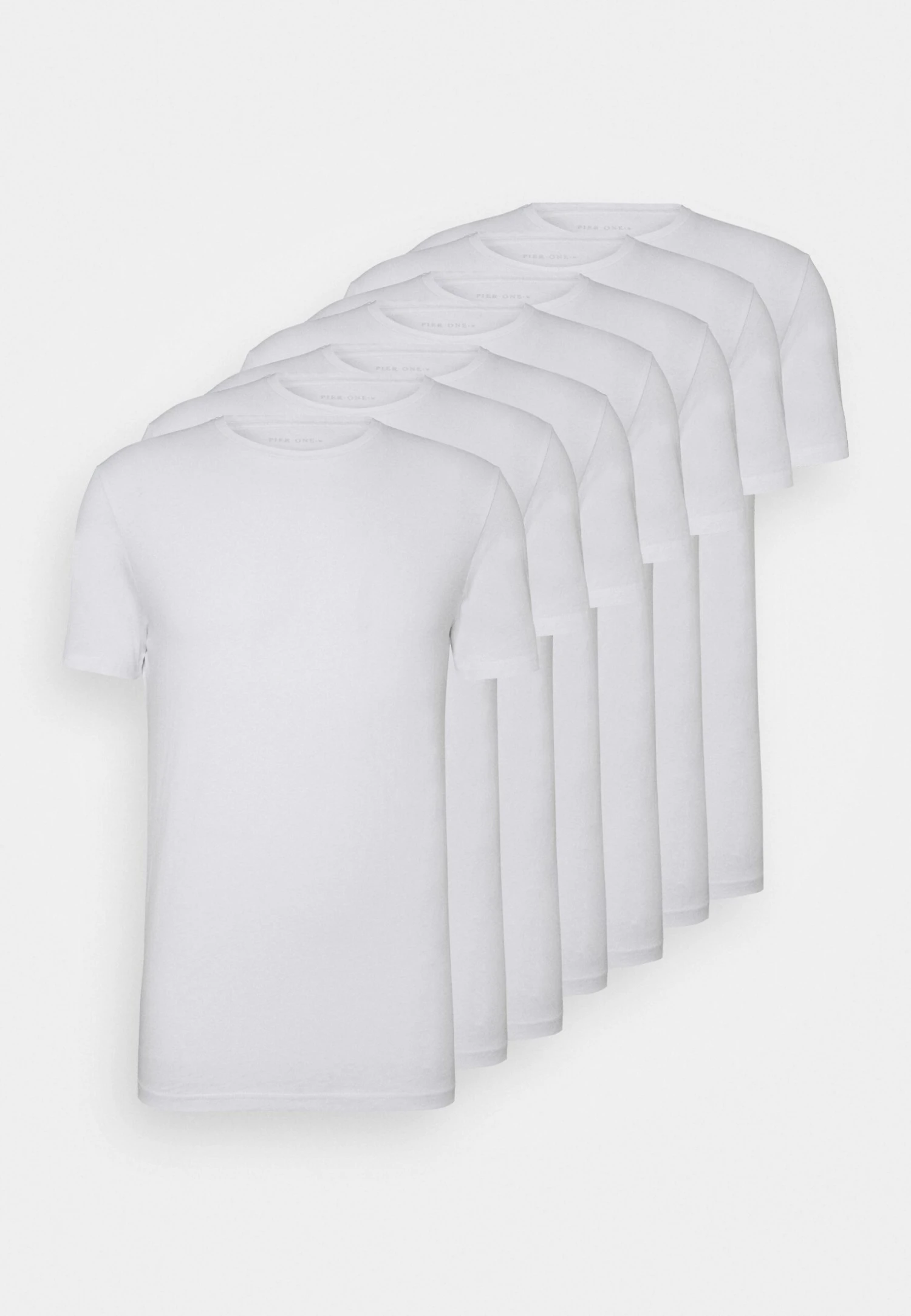 Pier One 7 Pack - T-Shirts - White 3 Pier One 7 Pack - T-Shirts - White