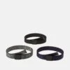 Pier One Unisex 3 Pack - Belte - Black/Dark Blue/Grey