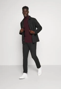 Pier One Muscle Fit Turtle - Strikkegenser - Mottled Bordeaux -Pier One 986d5767f9c34112921f8a40cd6998a3