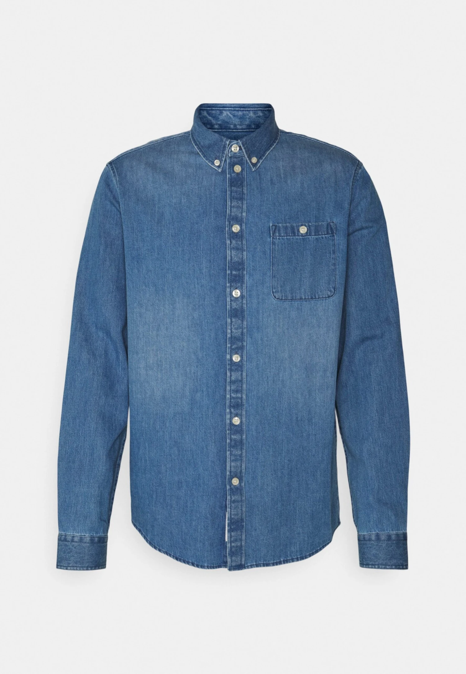 Pier One Denim Shirt - Skjorte - Blue Denim 3 Pier One Denim Shirt - Skjorte - Blue Denim