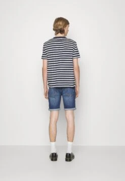 Pier One Jeansshorts - Dark Blue Denim -Pier One 995d90142f204dda92986e78844046e5