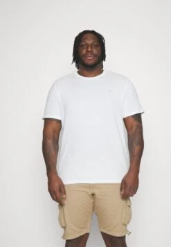 Pier One 5 Pack - T-Shirts - White/Mottled Dark Grey/Bordeaux -Pier One 99fb52e559444efb94d734fd053fd8ff