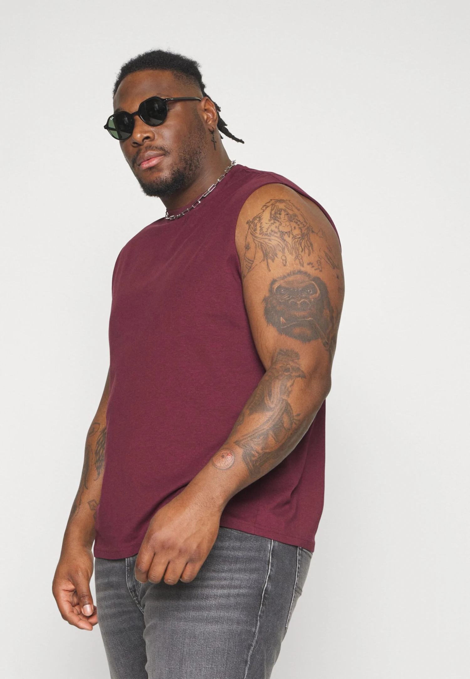 Pier One 2 Pack- Topper - Black/Bordeaux 7 Pier One 2 Pack- Topper - Black/Bordeaux - Bilde 5