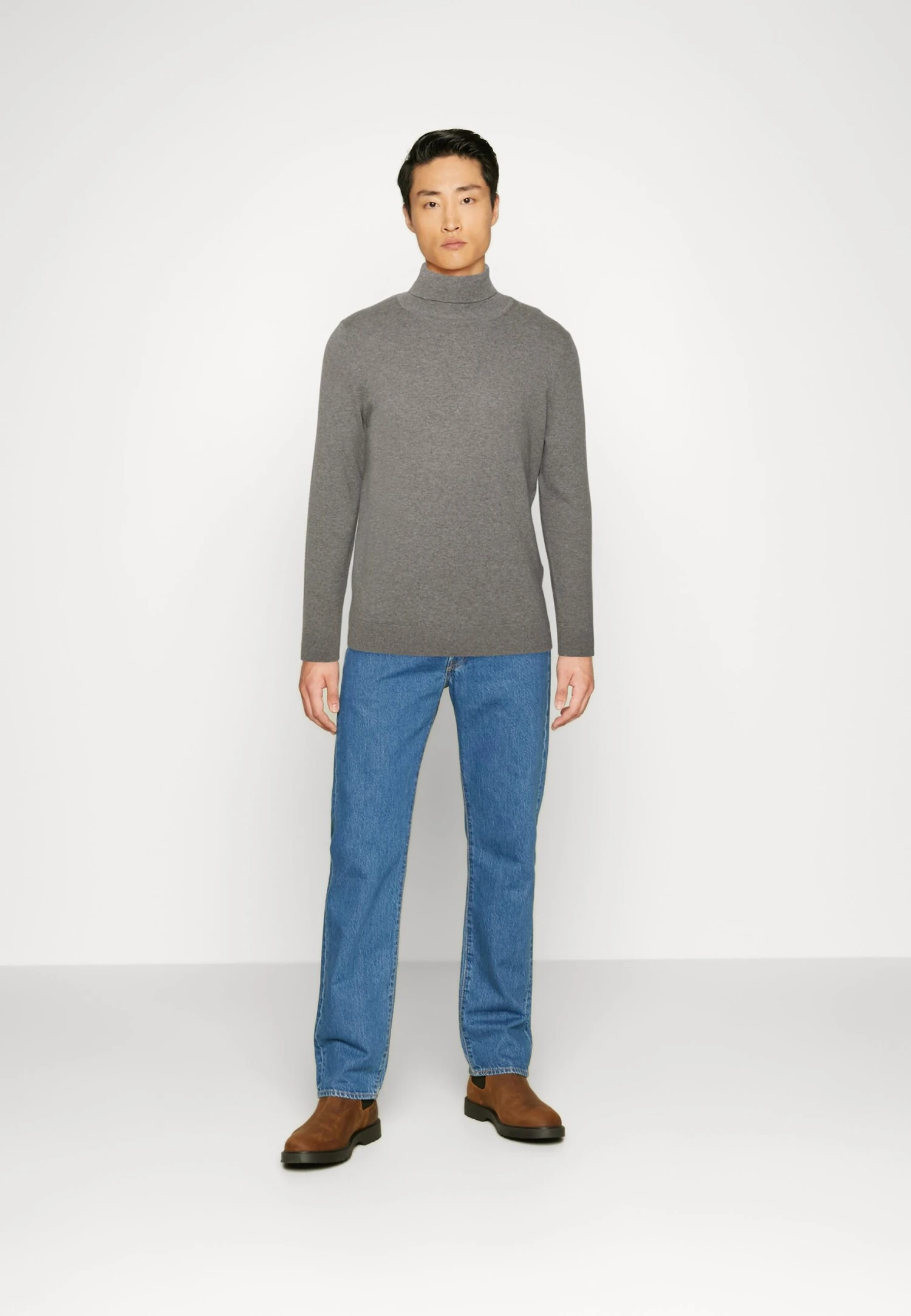 Pier One 3 Pack - Strikkegenser - Dark Blue/Black/Grey 3 Pier One 3 Pack - Strikkegenser - Dark Blue/Black/Grey