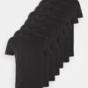 Pier One 7 Pack - T-Shirts - Black -Pier One 9d043fa87e4c481f853c6645808423c9