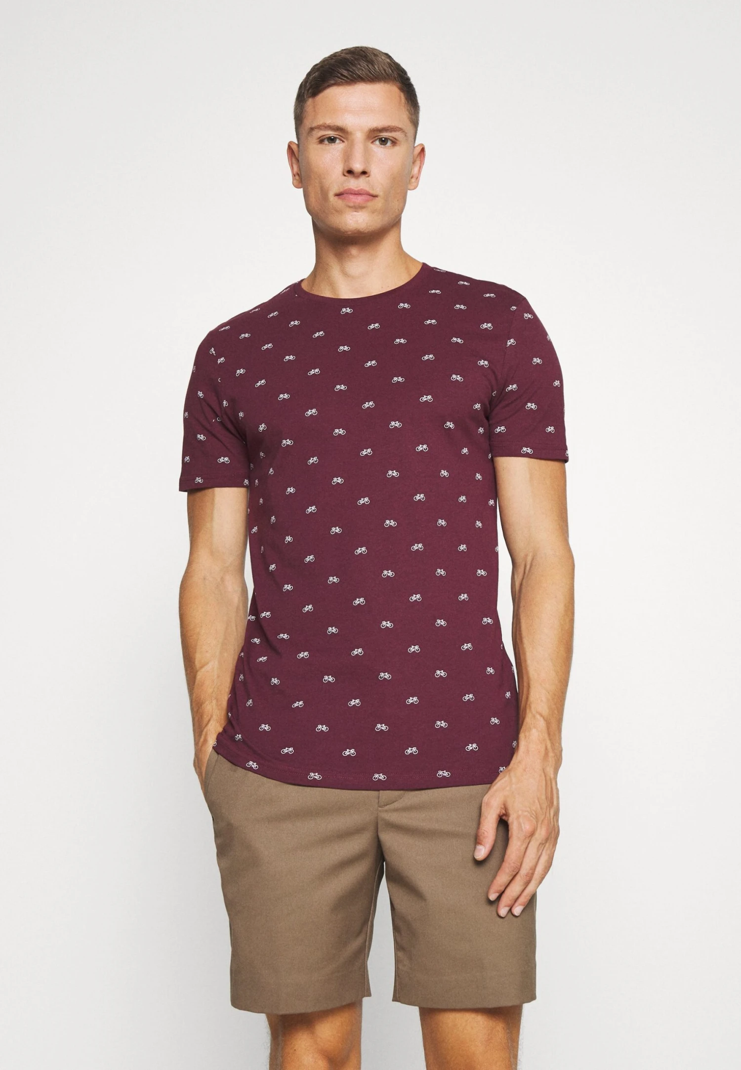 Pier One T-Shirts Med Print - Bordeaux 3 Pier One T-Shirts Med Print - Bordeaux