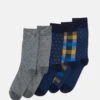 Pier One 5 Pack - Sokker - Yellow/Dark Blue/Grey 2 Pier One 5 Pack - Sokker - Yellow/Dark Blue/Grey -Pier One b007253874864f13810eb266ab954999