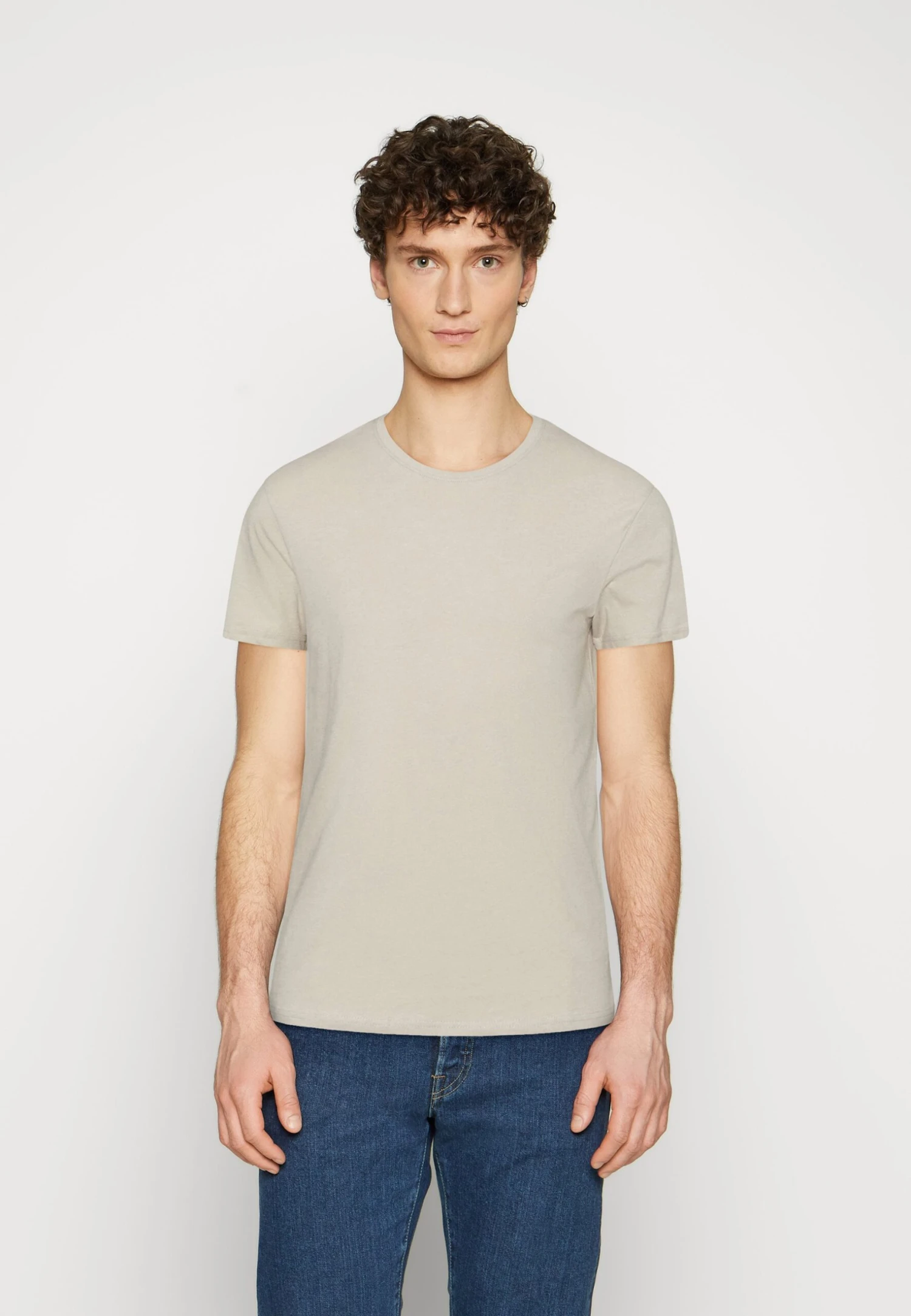 Pier One 3 Pack - T-Shirts - Brown/Beige/Light Blue 4 Pier One 3 Pack - T-Shirts - Brown/Beige/Light Blue - Bilde 2