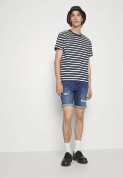 Pier One Jeansshorts - Dark Blue Denim -Pier One b2e16c08191a4beb8d9741861b53eed6