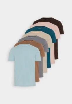 Pier One 7 Pack - T-Shirts - Red/Silver/Royal Blue -Pier One badf9edc15124d4d8662851953c5f4bc