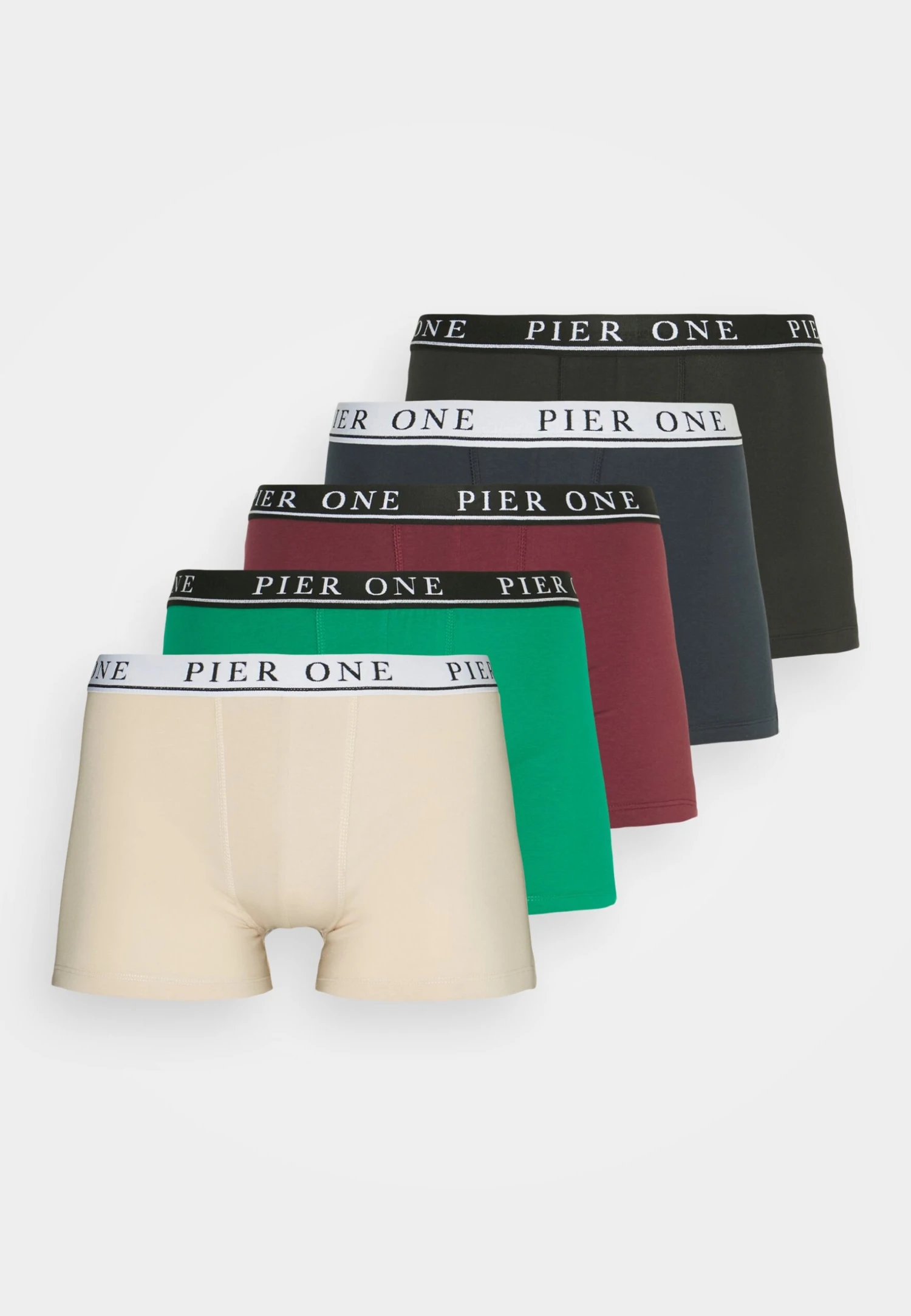Pier One 5 Pack - Underbukse - Beige/Green/Bordeaux 7 Pier One 5 Pack - Underbukse - Beige/Green/Bordeaux - Bilde 5