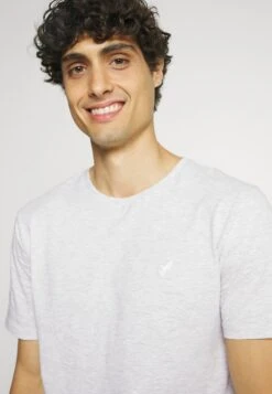 Pier One 5 Pack - T-Shirts - Light Grey - 101_White - 001_Green - 602 -Pier One bfc88b4fb0af436ea6df397e7b3e9a49