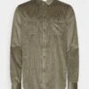 Pier One Corduroy Overshirt - Skjorte - Khaki