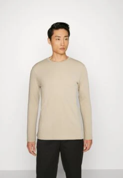 Pier One Topper Langermet - Light Green/Beige/Dark Blue -Pier One c283e46f5065451f80a10391d3305a03