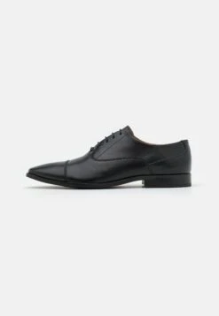 Pier One Leather- Snøresko - Black