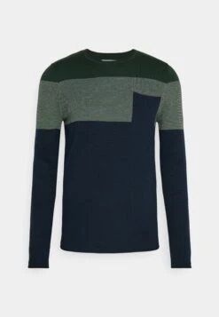 Pier One Strikkegenser - Green/Blue -Pier One c8592c6c2e724b62ad07da25f043da94