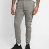 Pier One Cuffed Skinny Trouser- Cargobukse - Grey -Pier One cf622340c03a4d19959ae806ee508811