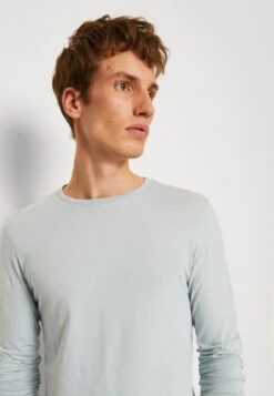 Pier One 2 Pack - Topper Langermet - Light Blue/Dark Blue -Pier One d315311a1b6348f89442cc5ec2361513