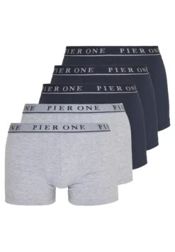 Pier One 5 Pack - Underbukse - Dark Blue/Mottled Grey -Pier One d4dee33262f043a78b9563ab4cdb0bb2
