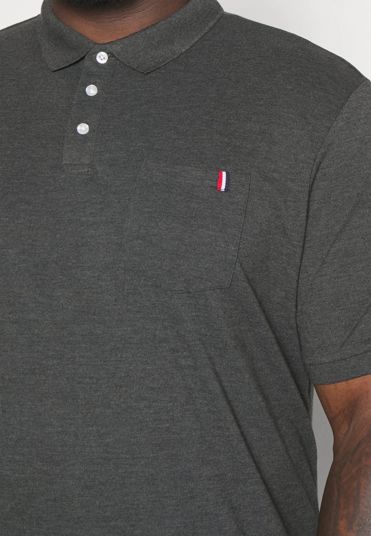 Pier One Tricolore Trim- Poloskjorter - Dark Grey 7 Pier One Tricolore Trim- Poloskjorter - Dark Grey - Bilde 5