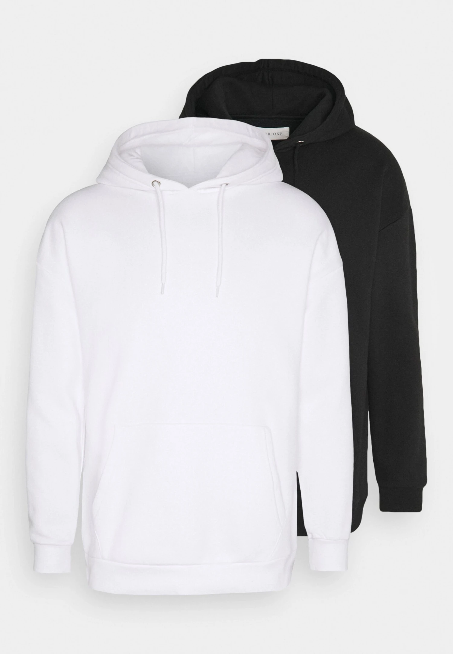 Pier One 2 Pack - Hoodie - White/Black 9 Pier One 2 Pack - Hoodie - White/Black - Bilde 7