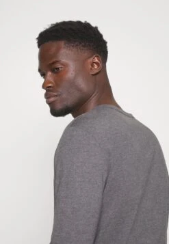 Pier One Topper Langermet - Dark Grey Melange -Pier One dca7c9e513d947e8b4fb652aa8572f1f