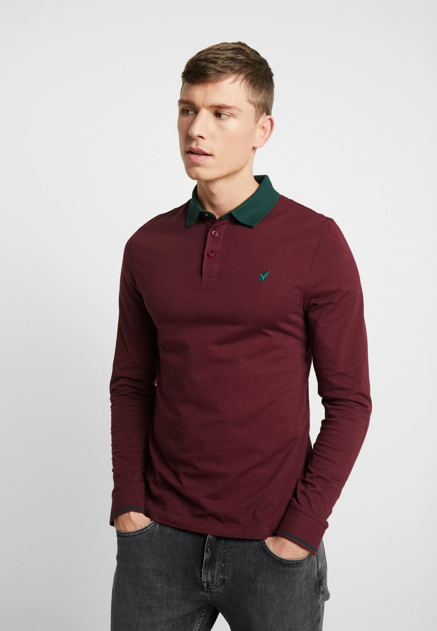 Pier One Muscle Fit - Poloskjorter - Bordeaux 3 Pier One Muscle Fit - Poloskjorter - Bordeaux