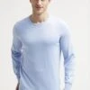 Pier One Basic Crewneck - Strikkegenser - Light Blue -Pier One e2adc00eef50463c811d78f4de8f8ae9