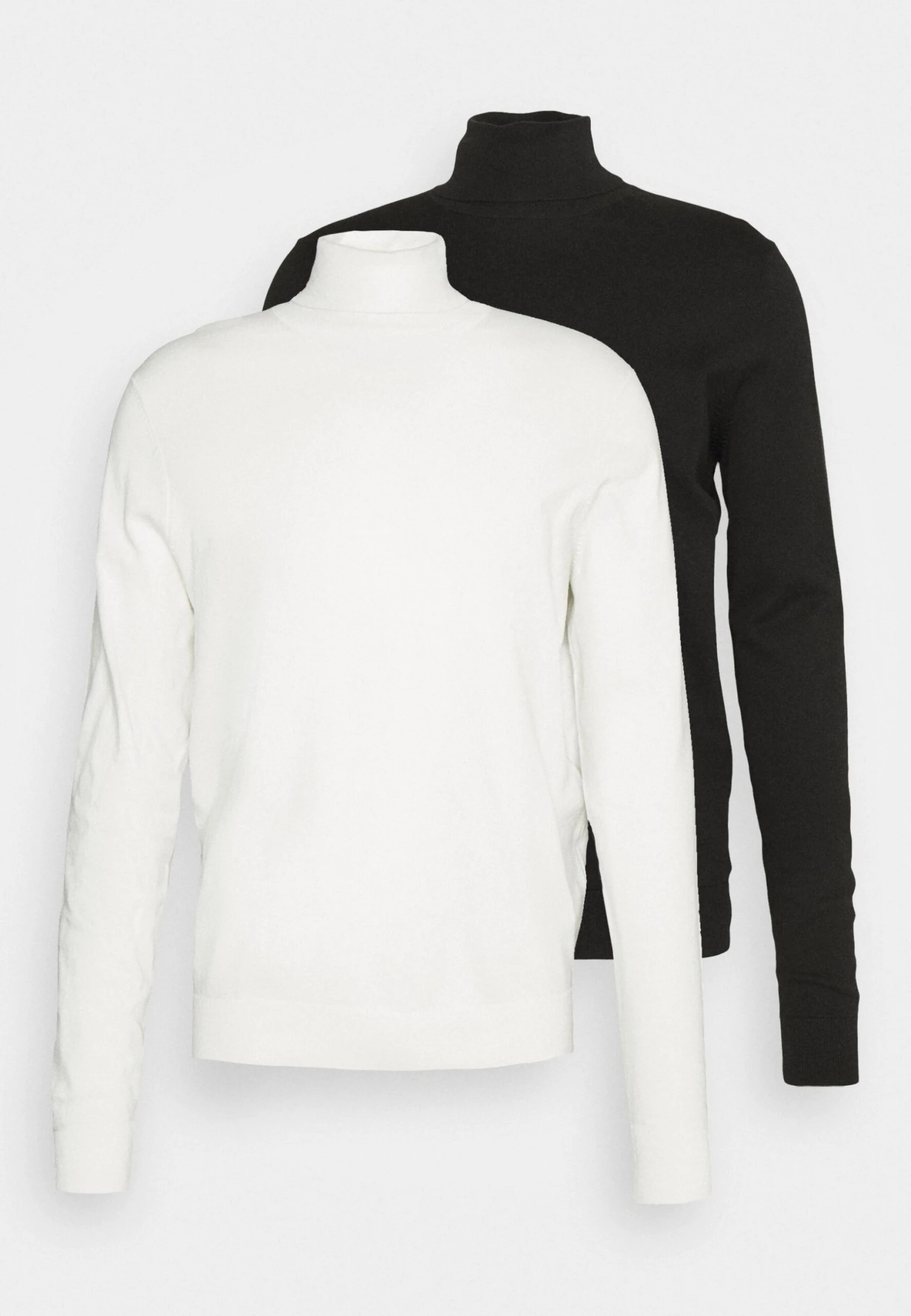 Pier One 2 Pack - Basic Turtleneck - Strikkegenser - Black/White 8 Pier One 2 Pack - Basic Turtleneck - Strikkegenser - Black/White - Bilde 6