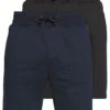 Pier One 2 Pack - Shorts - Dark Blue/Black -Pier One eee667fe5816453a9c270d93494b5613