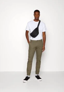 Pier One 2 Pack - Cargobukse - Olive/Black