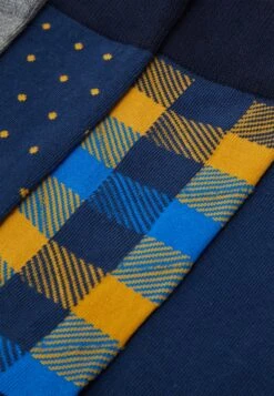 Pier One 5 Pack - Sokker - Yellow/Dark Blue/Grey 7 Pier One 5 Pack - Sokker - Yellow/Dark Blue/Grey -Pier One f2680a941418407386211d70ff605fbd