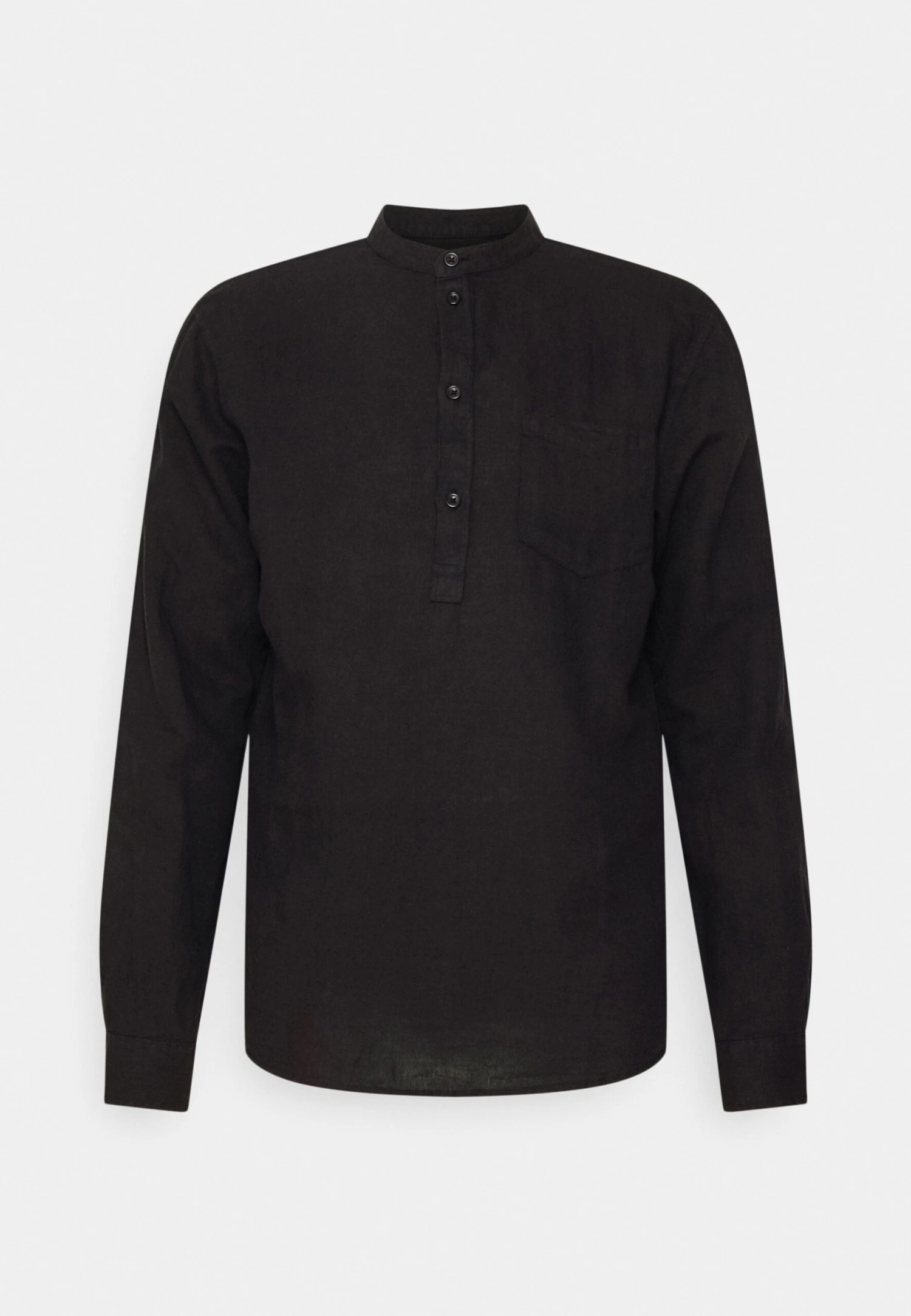 Pier One Linen Cotton Mix 2 Pack - Skjorte - White/Black 5 Pier One Linen Cotton Mix 2 Pack - Skjorte - White/Black - Bilde 3