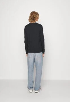 Pier One 5 Pack - Topper Langermet - White/Dark Blue/Black -Pier One f535302a43fa4b80a1a3b6c44bddcdfe