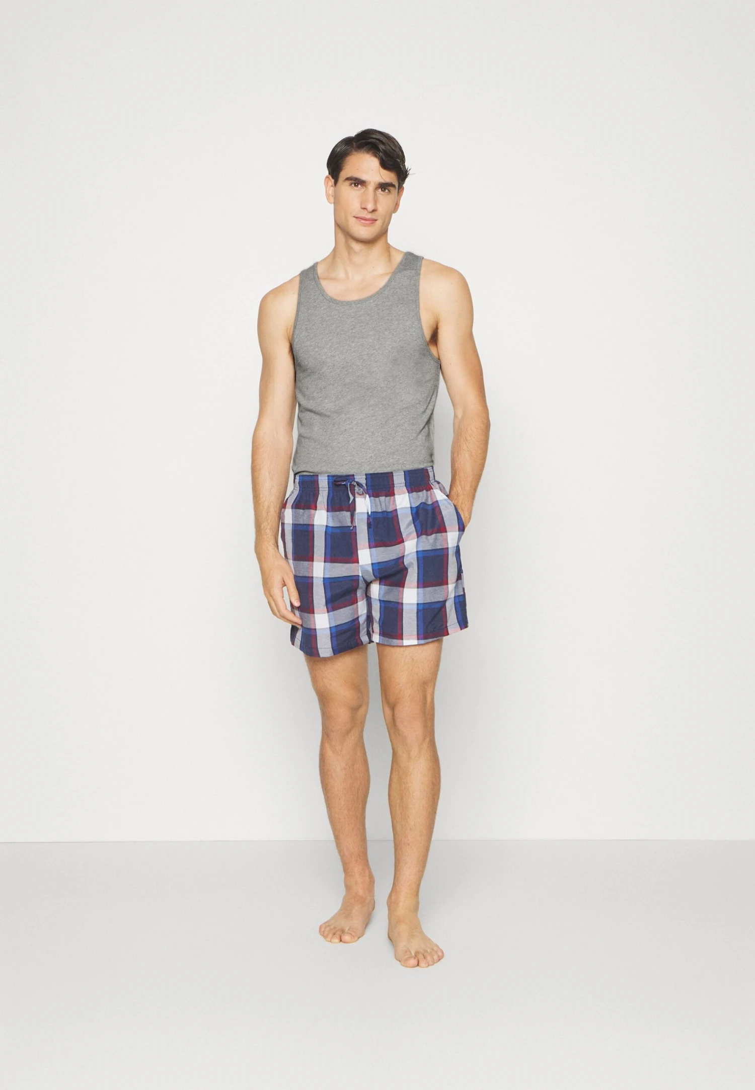 Pier One Rib Vestlue - Undertrøye - Grey/White/Blue 4 Pier One Rib Vestlue - Undertrøye - Grey/White/Blue - Bilde 2